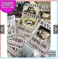 Online shopping for one piece with free worldwide shipping. Jual Paket Murah 10 Poster One Piece Buronan Wanted Bounty Terbaru Straw Hat Bajak Laut Pirate Luffy Terbaru Juni 2021 Blibli