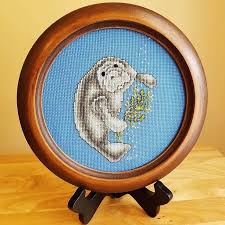 Free counted cross stitch patterns to download and print online. Nautical Manatee Cross Stitch Pattern Pdf Art Collectibles Fiber Arts Kromasol Com