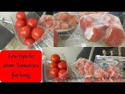 Once they get to this point, they are not as tasty for tossing in a salad or enjoying a sandwich. Few Tips To Store Tomatoes For Long How To Preserve Tomatoes Cookingstation Around The Kitchen Youtube