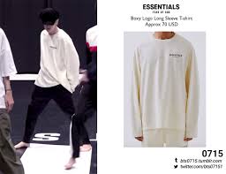 Fear of god fog essentials drawstring cargo pants m medium silver grey fog for sale online | ebay. Bts Fashion Style Finder 200207 Yoongi Black Swan Dance Practice Fear