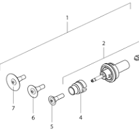 Wagner Powder 2322529 PEM-X1 F Electrode Holder ET