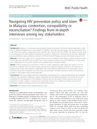 The overarching thrust of its foreign policy has been to safeguard malaysia's sovereignty and national interests as well. Pdf Navigating Hiv Prevention Policy And Islam In Malaysia Contention Compatibility Or Reconciliation Findings From In Depth Interviews Among Key Stakeholders