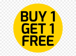 That is twice as good. Buy 1 Get 1 Free Png Hd Clipart 3094678 Pinclipart