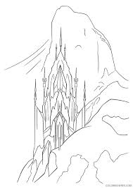 Show your kids a fun way to learn the abcs with alphabet printables they can color. Frozen Coloring Pages Elsas Ice Castle Coloring4free Coloring4free Com