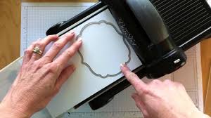 I always have a stash of printed papers and plain card stock on hand, so i didn't have to purchase. How To Emboss Using The Framelits And Big Shot Die Cutting Machine Youtube