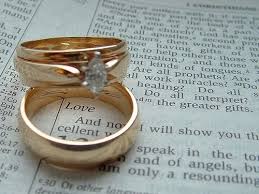 Wedding Rings On Bible Scripture Wedding Ideas Marriage Bible Verses Verses About Love Wedding Readings
