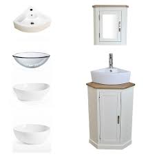 I really don't think i want to go with a granite fabricator for this job as we are only getting a 30 vanity. Cloakroom Corner Bathroom Vanity White Cabinet Oak Top Basin Mirror Ebay