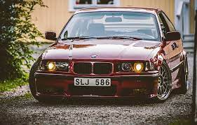 Red Bmw Car Tuning Stance E36 Mode Of Transportation City Hd Wallpaper In 2021 Bmw Bmw E36 Bmw Car