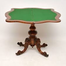 Antique Victorian Burr Walnut Card Table Antiques Atlas Table Antiques Table Cards