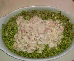 Spinatspatzle Mit Schinken Sahne Sauce Rezept Schinken Sahne Sauce Rezepte Spatzle