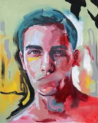 Head # VI Painting by Daniel Jaen