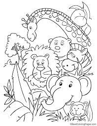 Search through 623,989 free printable colorings at getcolorings. Party In Jungle Coloring Page Jungle Coloring Pages Animal Coloring Pages Kindergarten Coloring Pages