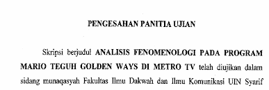 Seluruh pihak metro tv yang telah mengijinkan peneliti untuk melaksanakan penelitian di sana. Https Repository Uinjkt Ac Id Dspace Bitstream 123456789 4921 1 Putri 20helmalena Fdk Pdf