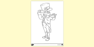 Feel free to print and color from the best 39+ mad hatter coloring pages at getcolorings.com. Free Mad Hatter Colouring Sheet Teacher Made