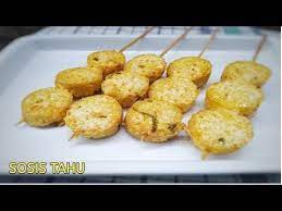 Resep Membuat Sosis Tahu Jajanan Anak Sekolah Youtube Resep Cemilan Sosis