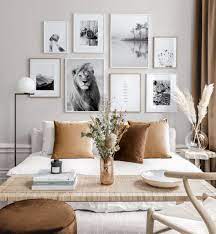 They're things you see on pinterest and bookmark for later. Beige Gallery Wall In Earthy Colours With Black And White Posters Inspiration Bilderwand Posterstore De