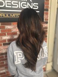 Dark Brown Black Hair With Honey Caramel Mocha Chocolate Rich Brown Balayage Highlights For Caucasian Hispan Hispanic Hair Dark Hair With Highlights Mocha Hair