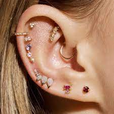 Birthstone Piercing Earring Earings Piercings Unique Ear Piercings Cool Ear Piercings