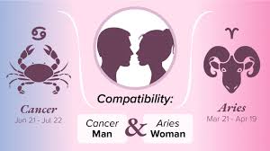 She is undoubtedly the most intimate and she wants you to love her, adore her and take care of her, no matter how high or low her mood level is. Cancer Man And Aries Woman Compatibility Love Sex And Chemistry