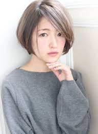 １０代 ４０代まで人気の大人おしゃれなショートボブスタイル 襟足をスッキリさせているのがポイントです アジア人 ショートヘア ショートのヘアスタイル 美髪