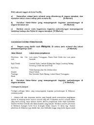 Bijih timah merupakan galian terpenting di tanah melayu. Soalan Lombong
