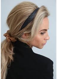 Braided hair band with ribbons:today i am excited to feature another easy braided hair band with ribbons for for girls. Braided Hairband Black Doodie Stark