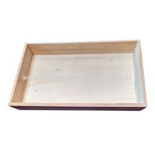 6 pack unfinished small wood serving tray for crafts projects diy wooden trays bulk blank wood canvas panel boards unfinished wood signs for painting arts supply, (4.7 x 4.7 in) 3.9 out of 5 stars. Rectangle Wooden Tray Plain Unfinished Color Wholesale Global Sources