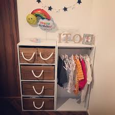 ベビー服 収納 カラー ボックス