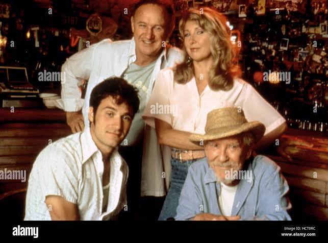 FULL MOON IN BLUE WATER, Elias Koteas, Gene Hackman, Teri Garr, Burgess  Meredith, 1988. ©Transworld Entertainment/courtesy Stock Photo - Alamy