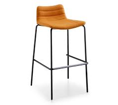The clean lines and simple silhouette of emery's open frame allow its bold navy lacquer and dipped gold leaf details to shine in any interior. Cover H65 H75 Stool Midj In Italy