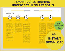 Making Smart Goals Etsy Smart Goals Smart Goals Examples Smart Goals Worksheet
