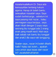 Kemudian berbarengan dengan niat salah. Perlu Ke Tunaikan Nazar Begini Ketua Penolong Mufti Wilayah Ulas Isu Nazar Poligami Kashoorga