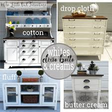 Painting furniture white was one of the trickiest tasks we faced when we started painting… White Cream Painted Furniture With Dixie Belle Chalk Mineral Paint Wise Little Owl Furniture