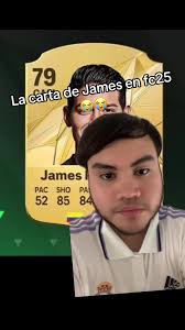La carta de James en FC25: ¡Ritmo impresionante!