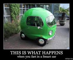 This Is One Funky Car Love It A Farty Smartie Voiture Smart Humour Voiture Voiture