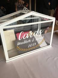 Vinyl Sticker For Diy Cards Ikea Box Greenhouse Wedding Decal Party Gift Table Sign With Wreath Gift Table Wedding Decal Gift Table Signs