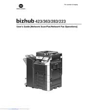 The effective bizhub 363 was created with performance and design in mind. Konica Minolta Bizhub 223 User Manual Pdf Download Manualslib