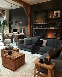 20 Attractive Living Room Wall Decor Ideas To Copy Asap Masculine Living Rooms Home Living Room House Interior