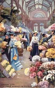 Flower Market In Covent Garden Flower Market Flower Art Flower Painting