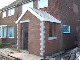 A porch is placed in front of the facade of a building it commands, and forms a low front. House Extension Building Projects Home Extension Kitchen Extension