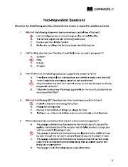 Fill out, securely sign, print or email your commonlit answers instantly with signnow. Stephen Figueira Lobo Reader S Guide Gg Commonlit Text Dependent Questions Directions For The Following Questions Choose The Best 1 2 3 Answer Course Hero