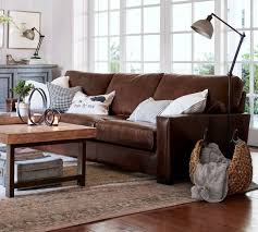 Shop couch from pottery barn teen. Turner Square Arm Leather Sofa In 2020 Living Room Leather Brown Sofa Living Room Leather Couches Living Room