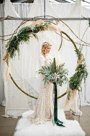 You'll need to think about your theme and what decorations for the arch could go along with it: 18 Circle Ceremony Arch Wedding Decoration Ideas Pretty My Party