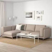 Nockeby 3er Sofa Mit Recamiere Links Lejde Dunkelbeige Verchromt Ikea Deutschland In 2020 3er Sofa Sofa Beige Chaiselongue