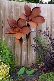 Metal Flowers Great Garden Art Garden Art Metal Garden Art Yard Art