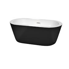 There are 11 suppliers who sells bathtub home depot on alibaba.com, mainly located in asia. Wyndham Collection Mermaid 60 Inch Freestanding Bathtub In Black With Brushed Nickel Drain The Home Depot Canada