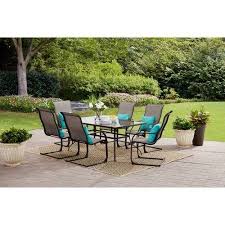 Mainstays Bristol Springs 7 Piece Dining Set Grey To View Further For This Item Visit The I Patio Dining Set Outdoor Dining Chairs Outdoor Garden Furniture