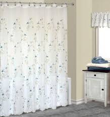 When it\'s time to refresh, simply wipe with water and mild soap to clean. United Curtain Blue Floral Loretta Polyester Shower Curtain Ruffle Shower Curtains Seashell Shower Curtain Fabric Shower Curtains