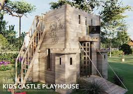 Wood crafts wooden castle kids wood diy toys castle dollhouse woodworking projects that sell cool woodworking projects woodworking toys wood toys. Kids Playhouse Castle Plans Etsy