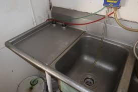 3 compartment dish washing sink w